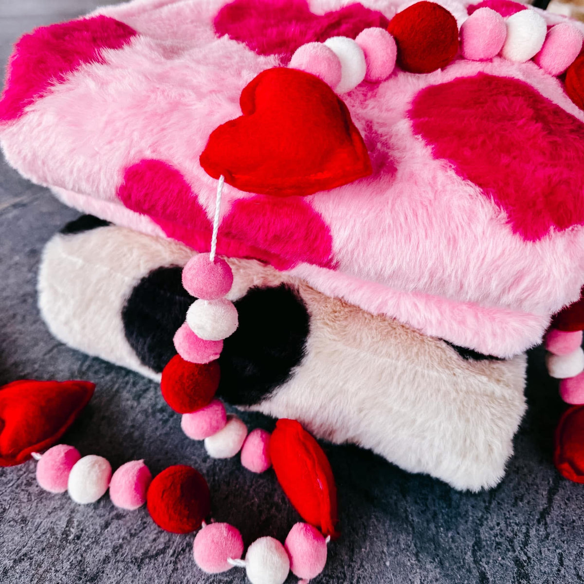 Valentine’s Heart Blankets