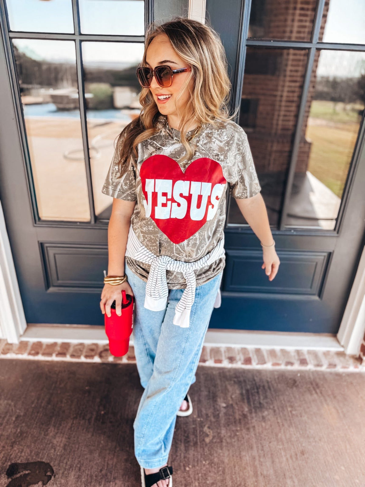 Jesus Camo Tee