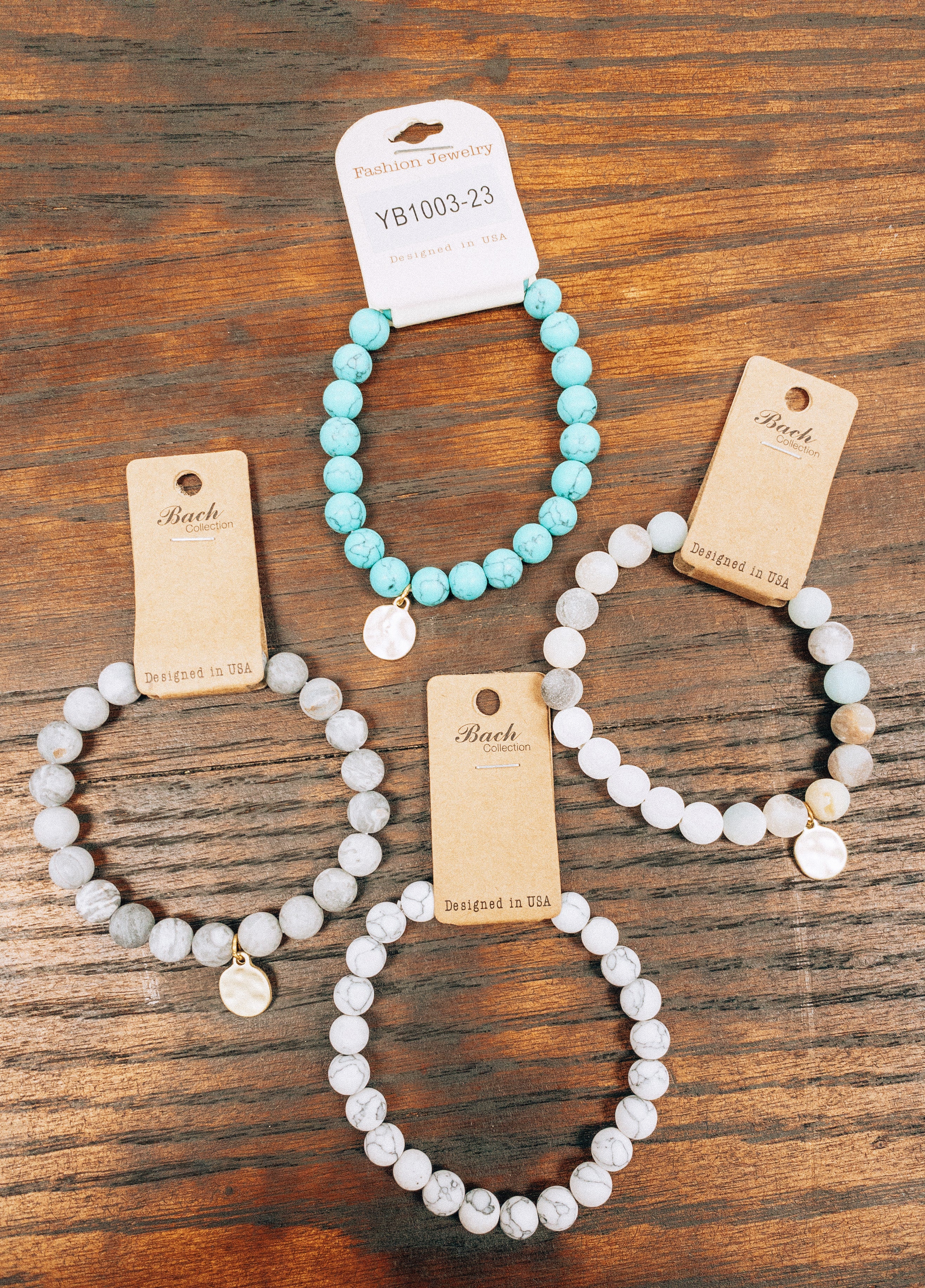 Real stone sale bracelets